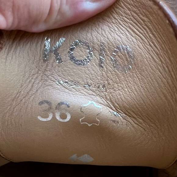 KOIO Capri Regenerative Castagna Women’s Shoes Sz. US 6, EU 36 SO CUTE!! - Picture 9 of 11